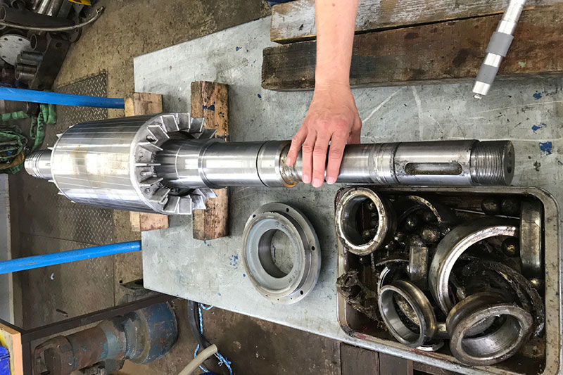 Pumpen-Kanallaufrad VORHER