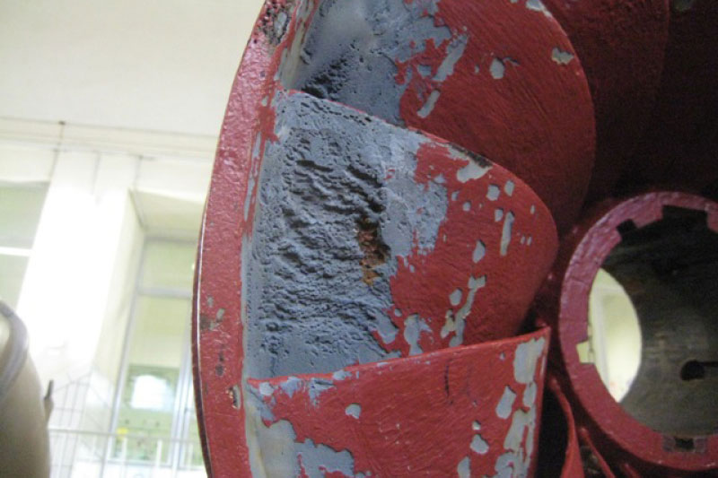 Pumpen-Kanallaufrad VORHER